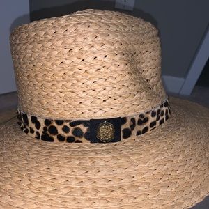 Vince Camuto genuine pony fur Panama hat ✨